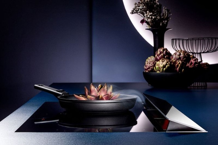 Actual product image Falmec Induction hob 90 with extractor fan BRERA 90 N Black