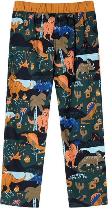 Image du produit VidaXL Pyjama enfant manches longues Vert foncé 128,Matériel (128)