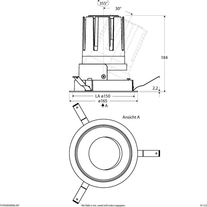 Produktbild EVN LED-Deckeneinbaustrahler (4655 lm)