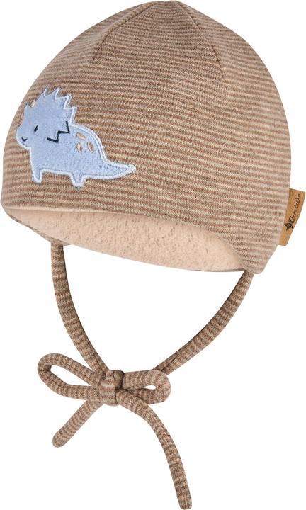 Actual product image Sterntaler Wintermütze Beanie Saurier Braun meliert Gr. 45 (45)