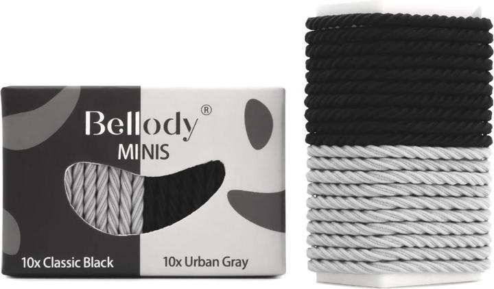 Image du produit Bellody Élastiques Minis Black/Gray (Élastiques à cheveux)