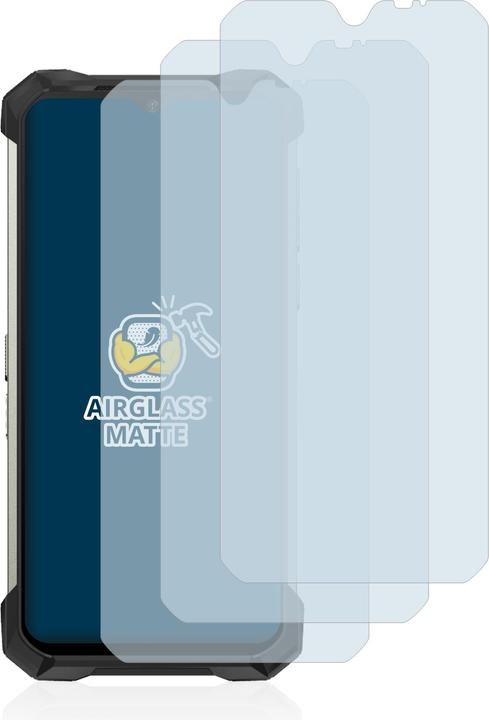Productafbeelding BROTECT AirGlass Matte kogelwerende glasfolie (3 Stuk, Doogee S88 Plus)