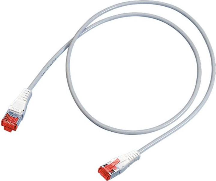 Actual product image R&M Patch cable CU TL C6A S GY 1m (U/FTP, CAT6a, 1 m)