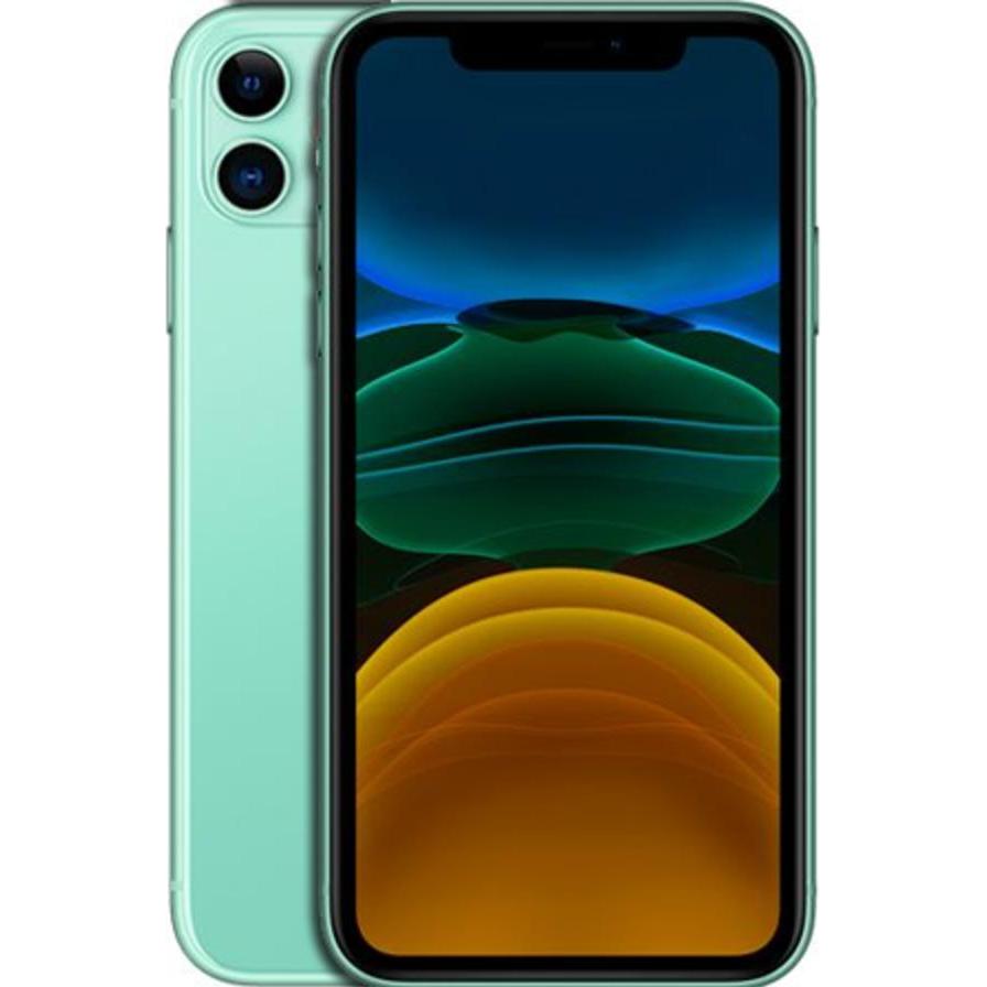 Forza Refurbished iPhone 11 (64 GB, Green, 6.10", 12 Mpx, Dual SIM, C / Gut), Smartphone Refurbished, Grün