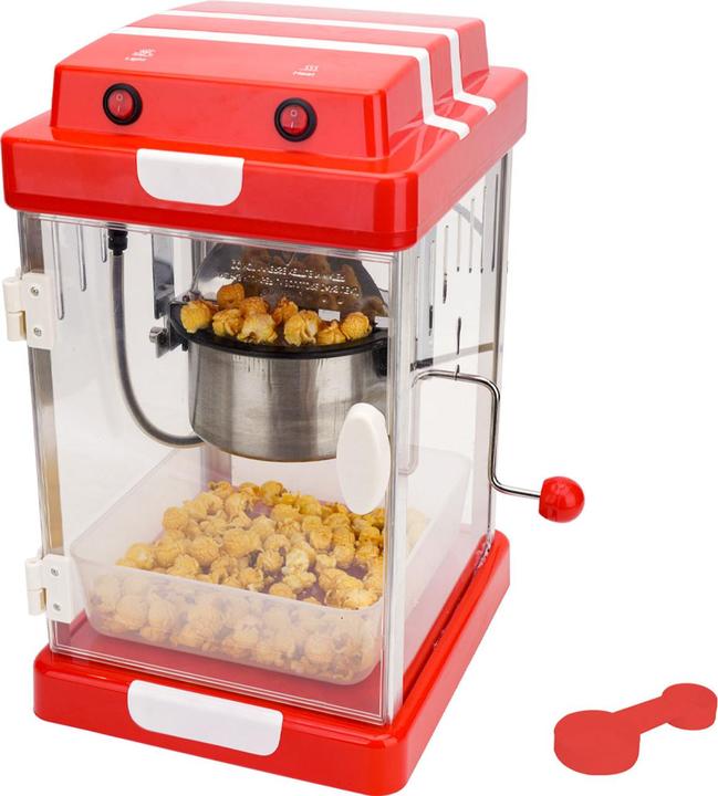 CREATE/POPCORN MAKER STUDIO/Popcornmachine met bottersmelter saliegroen/eenvoudige bediening, tot 100 g maïs, popcorn in 5 min, zoet of gezouten popcorn, 500W