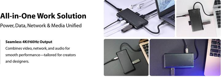 Produktbild Renkforce RF-USBHA-500 10 Port USB 3.2 Gen 2-Hub mit zusätzlichem USB-C®-Eingang (USB-C, 10 Ports)