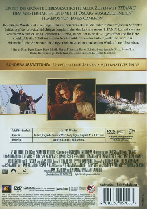 Immagine prodotto Titanic 2012 (DVD, 1997, Tedesco)