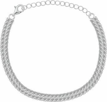 Immagine prodotto Brilio Argento - Bracciale a catena in argento Lambada CN008W - Lunghezza: 20 cm (20 cm)