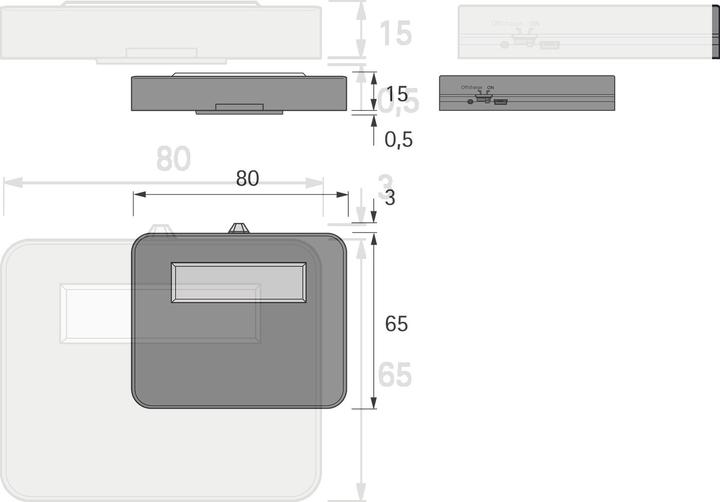 Produktbild Halemeier LED-Anbauleuchten AlphaLite für Mini USB 12 V