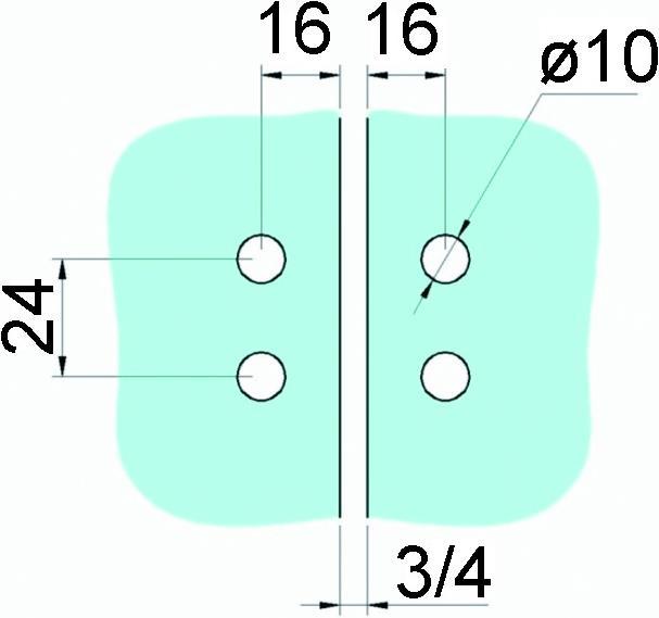 Produktbild Werkstarck Glastürscharniere