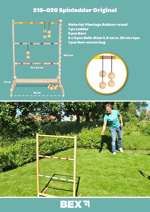 Actual product image Bex Toy Activity Game Spin Ladder