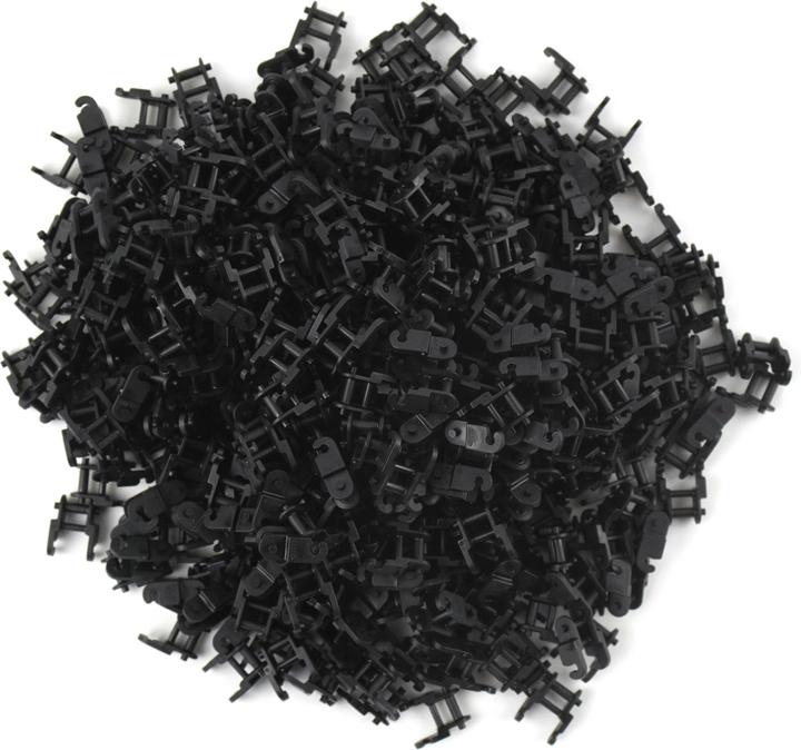 Productafbeelding LEGO 250 Kleine Kettingschakels Zwart - Ketting 3711 (3711, LEGO Accessoires)