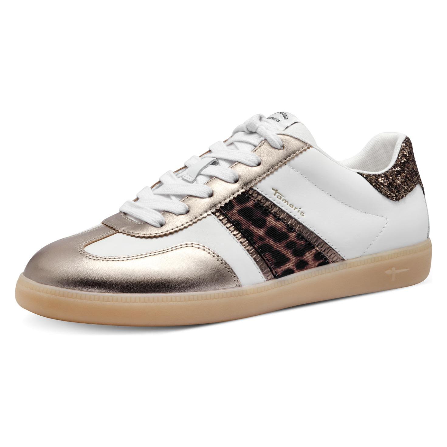 Tamaris, Vrouwen, Sneakers, Sneaker, Bruin, Veelkleurig, (39)