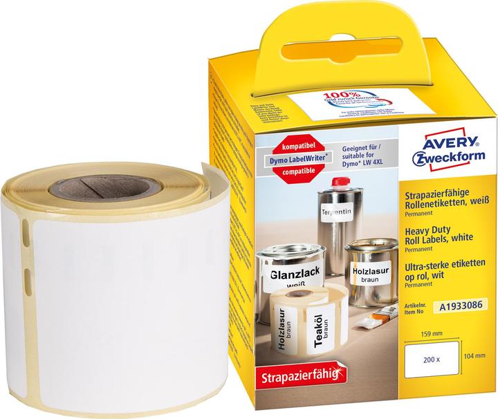 Produktbild Avery Rollen-Etiketten (10.40 cm)
