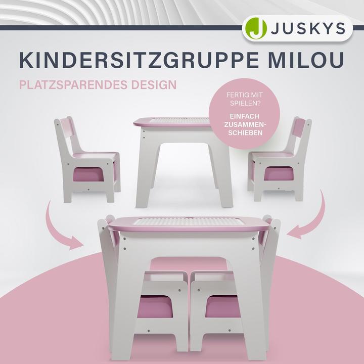 Immagine prodotto Juskys Kindersitzgruppe Milou (Dinette per bambini)