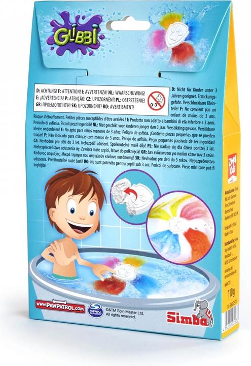 Produktbild Simba Glibbi Paw Patrol Badebombe (110 ml, Badekugeln)