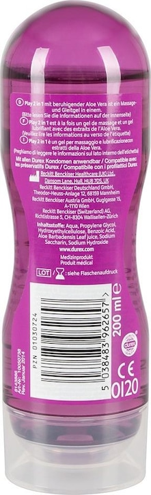 Actual product image Durex Play Massage 2 in 1 (200 ml)