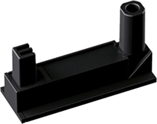 Actual product image Bachmann DESK2 Adhesive base RAL9005 Black 2 pcs.