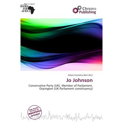 Jo Johnson, Fachbücher von Adam Cornelius Bert