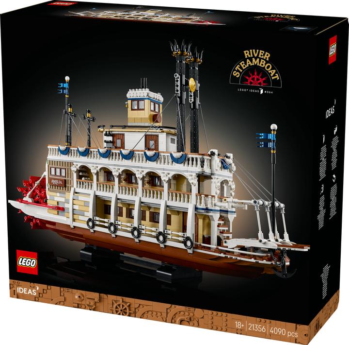 Image du produit LEGO Flussraddampfer (21356, LEGO Ideas, LEGO difficiles à trouver)