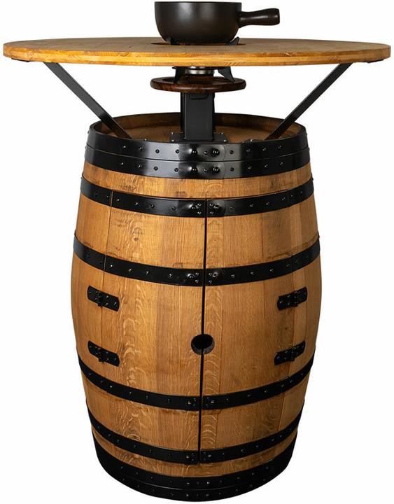 Produktbild Bodega Stehtisch Barfass und Fonduerechaud "Alpage" (Käsefondue)