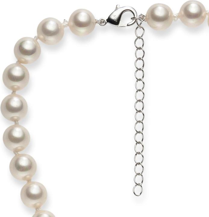 Image du produit Lulu & Jane Femme laiton zirconium perle de culture argent 43,0 cm chaîne de base + 5,0 cm extension - 29547 (Laiton, 43 - 48 cm)