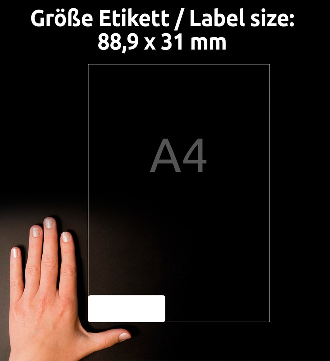 Actual product image Avery Name labels