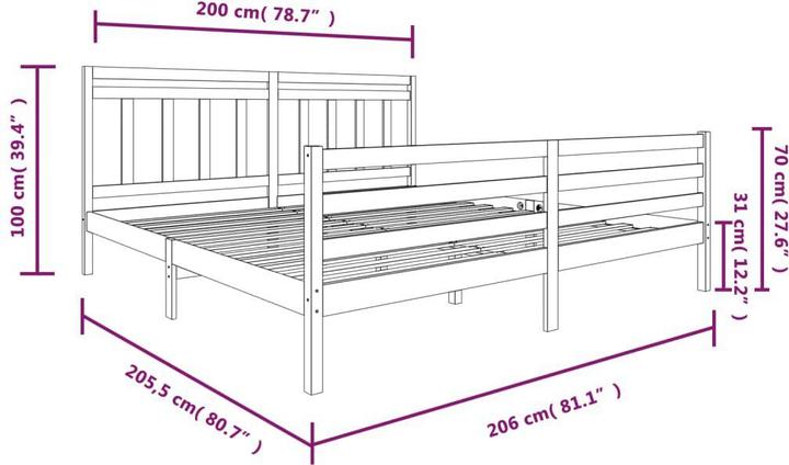 Image du produit vidaXL Lionel (200 x 200 cm)