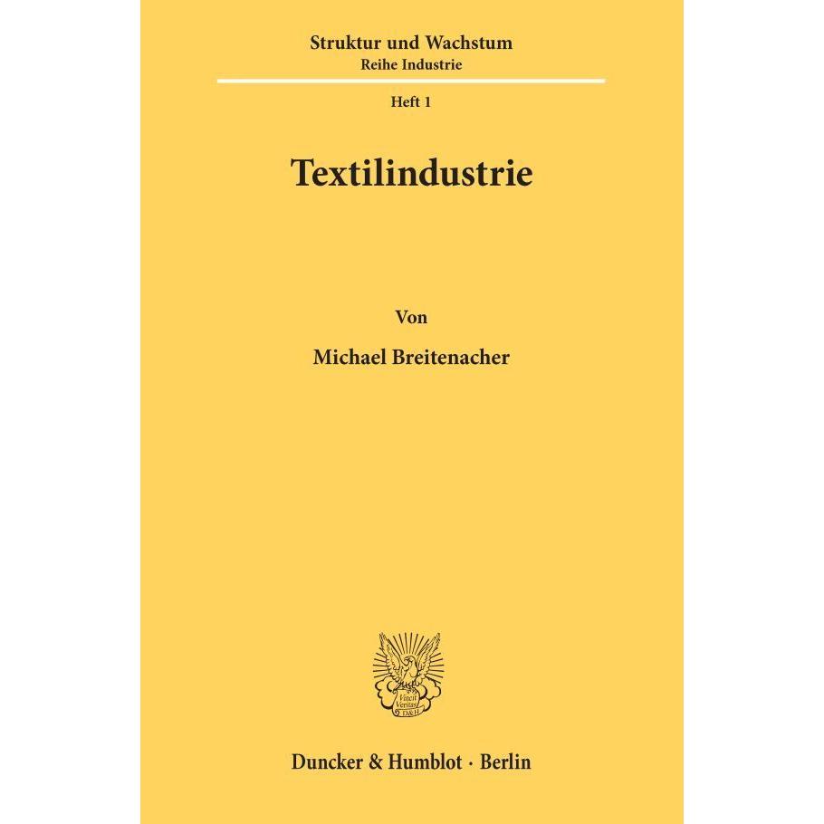 Thumbnail - Textilindustrie., Fachbücher von Michael Breitenacher