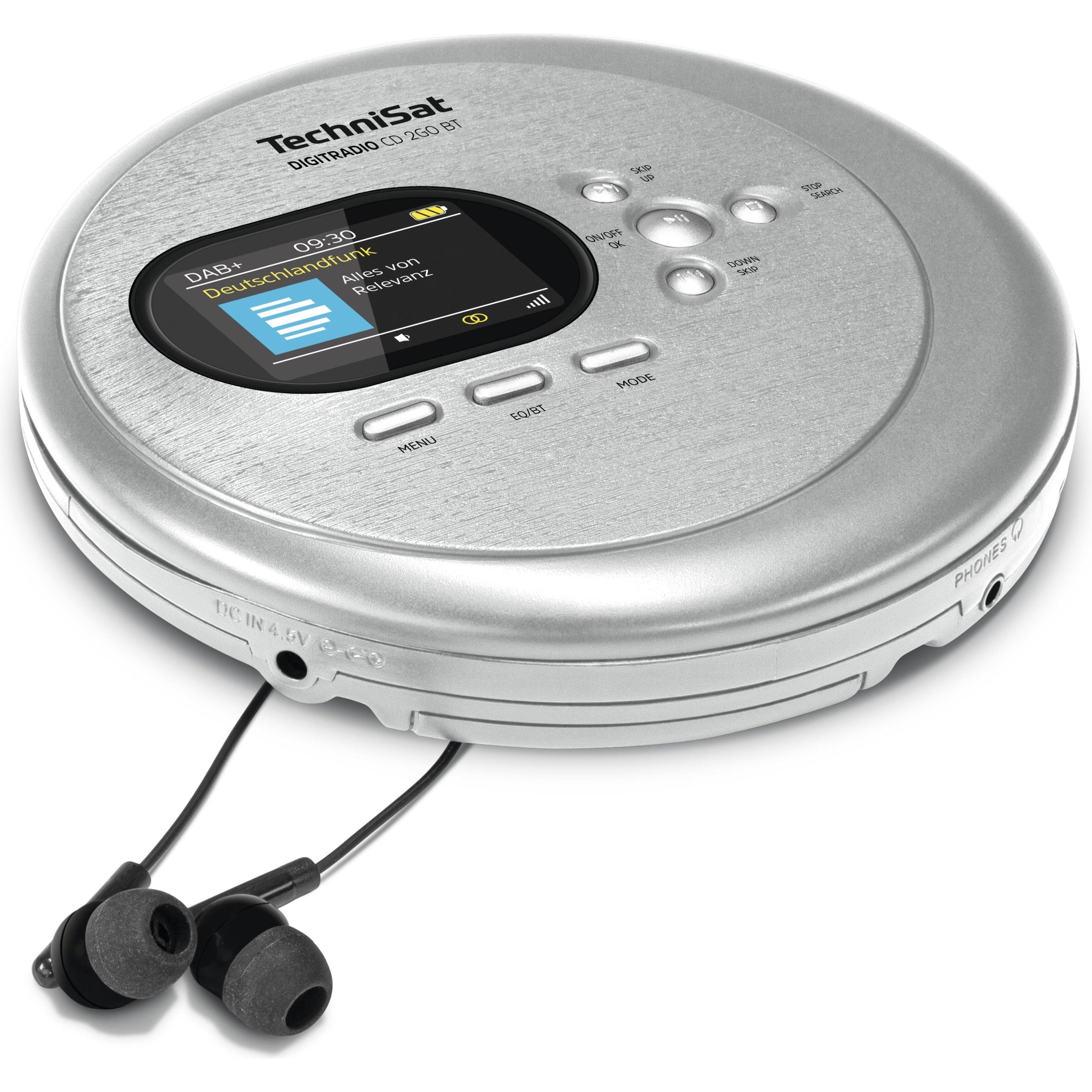 Thumbnail - TechniSat DigitRadio CD 2go BT, MP3 Player + Portable Audiogeräte, Silber