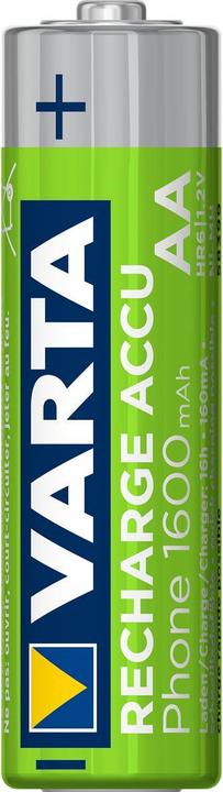 Produktbild Varta Recharge Accu Phone (2 Stk., AA, 1600 mAh)