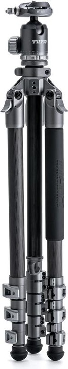 Actual product image Tilta BT05 Travel Ball Head, 3-Stage Carbon Fiber Tripod (Carbon, Metal)