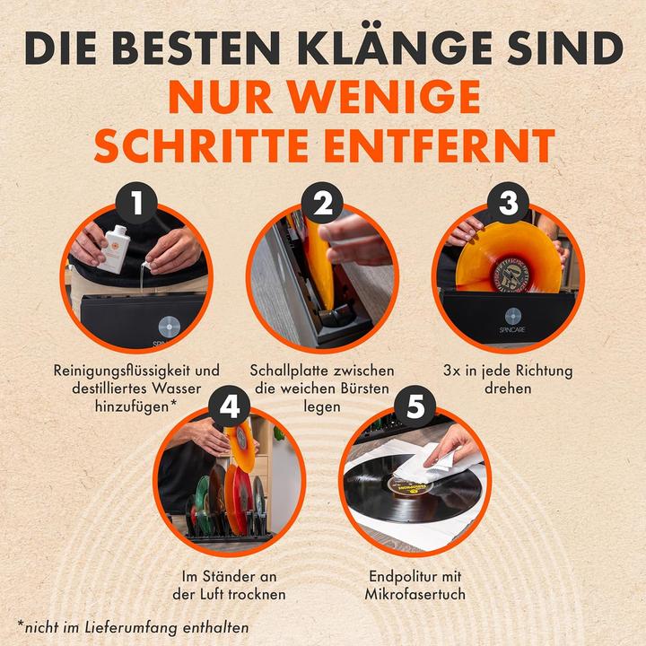 Produktbild Curea Medical Schallplatten-Reinigungssystem (Plattenspieler Reinigung)