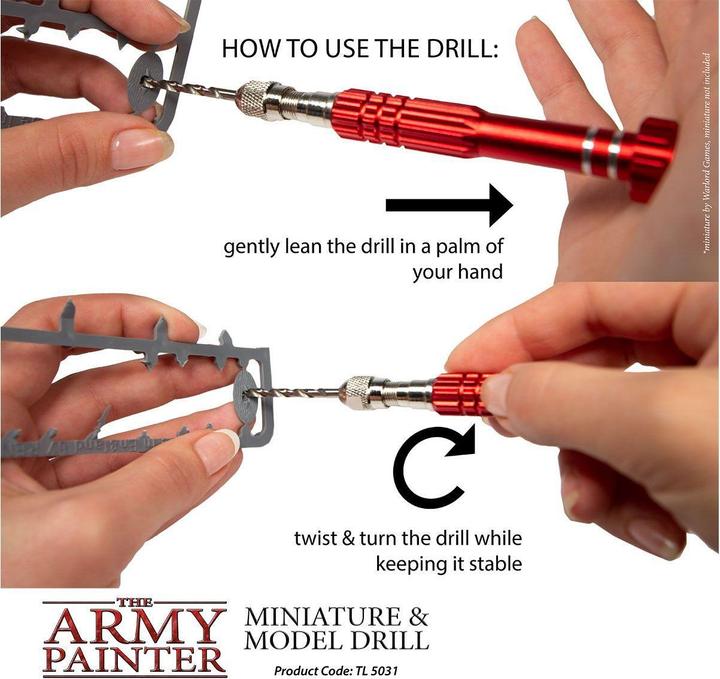 Actual product image Army Painter Miniature and model drills