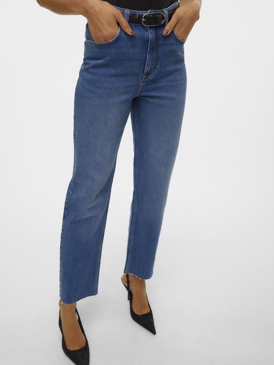 Actual product image Vero Moda VMCALIA Hohe Taille Gerade geschnitten Jeans Straight-Fit (W28/L32)