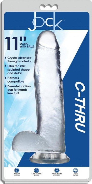 Produktbild Jock CThru Transparenter Dildo 31 cm