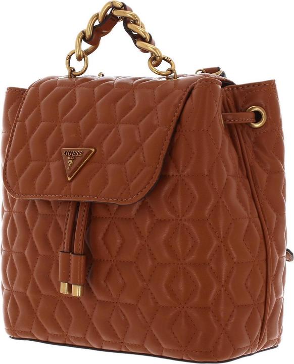 Produktbild Guess Elenia, Polyurethane, Textile Backpack, Cognac, For Women