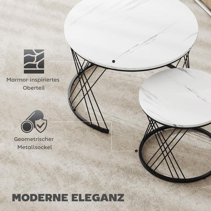 Image du produit Homcom Ensemble de tables basses