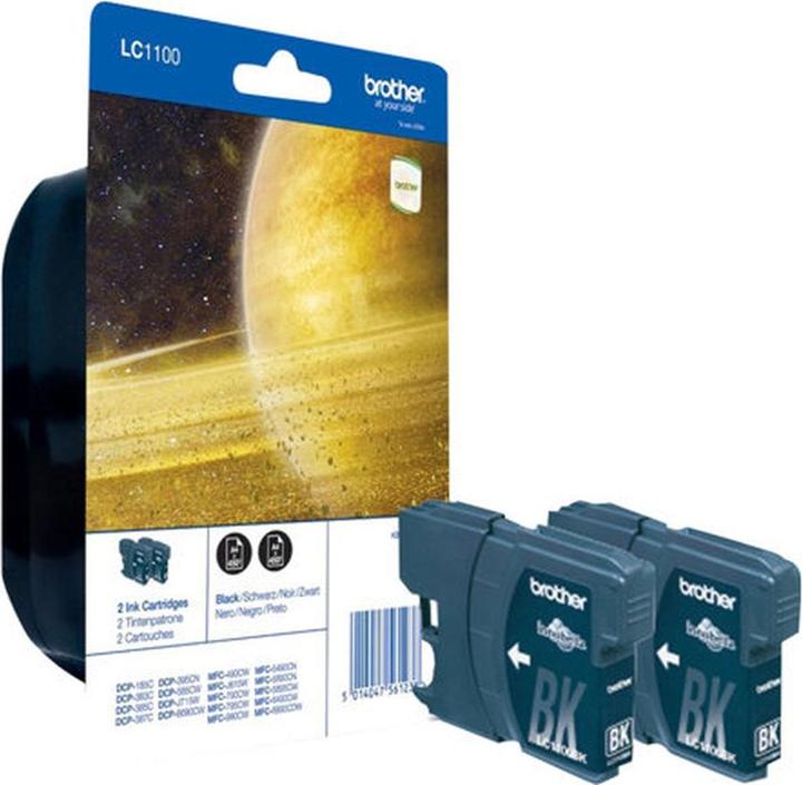 Actual product image Brother LC1100RBWBP - Yellow, Cyan, Magenta - Original (C, M, Y)