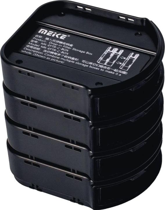 Meike Scatola per la conservazione dei filtri a caduta 4 pezzi