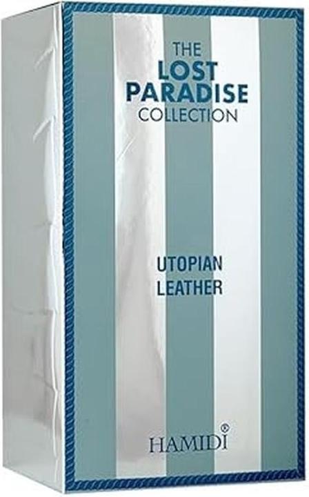 Actual product image Hamidi The Lost Paradise Collection Utopian Leather by for Unisex 3.4 Oz EDP (Eau de parfum, 100 ml)