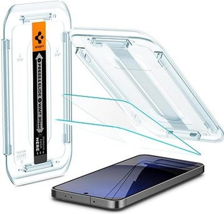 Actual product image Spigen Glas.tR Ez Fit (2 pcs., Samsung Galaxy A56 5G, Samsung Galaxy S24 FE)