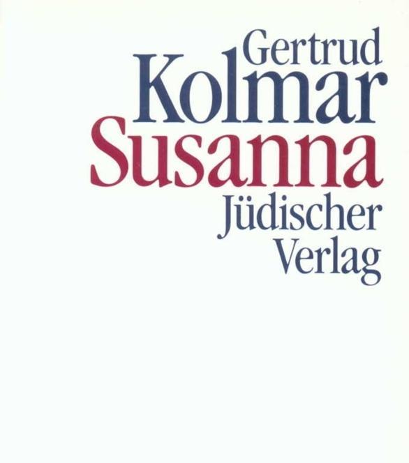 Produktbild Susanna (Deutsch, Gertrud Kolmar, 1993)