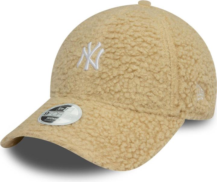 New Era 9Forty Damen Sherpa Cap - BORG NY Yankees beige