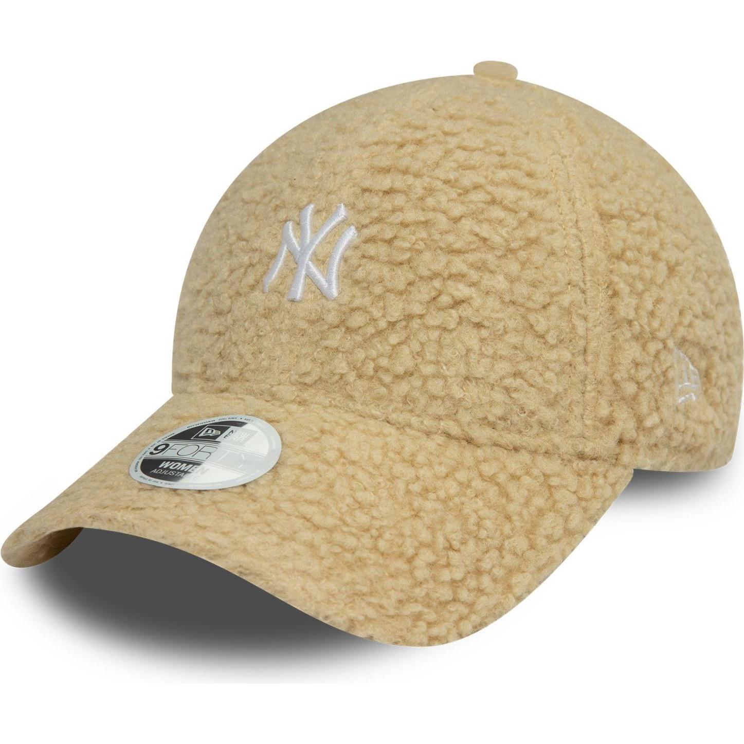 New Era, Damen, Cap, 9Forty Damen Sherpa Cap - BORG NY Yankees beige, Beige