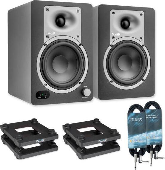 Produktbild Fluid Audio Studio-Monitore C50BT Lautsprecher mit Stativen und Kabel (Aktiv, Paar)