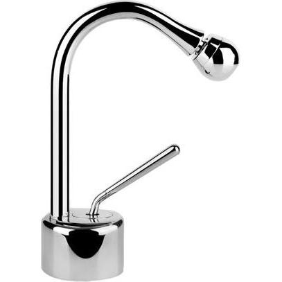 Gessi, Badarmatur, Goccia Bidet-Einhebelmischer, ohne Ablaufgarnitur, Anschluss-Schläuche 3/8, Auslauf um 360 sc