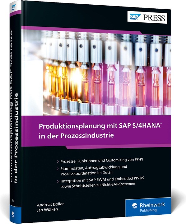Immagine prodotto Produktionsplanung mit SAP S/4HANA in der Prozessindustrie (Tedesco, Martin Auer, 2021)