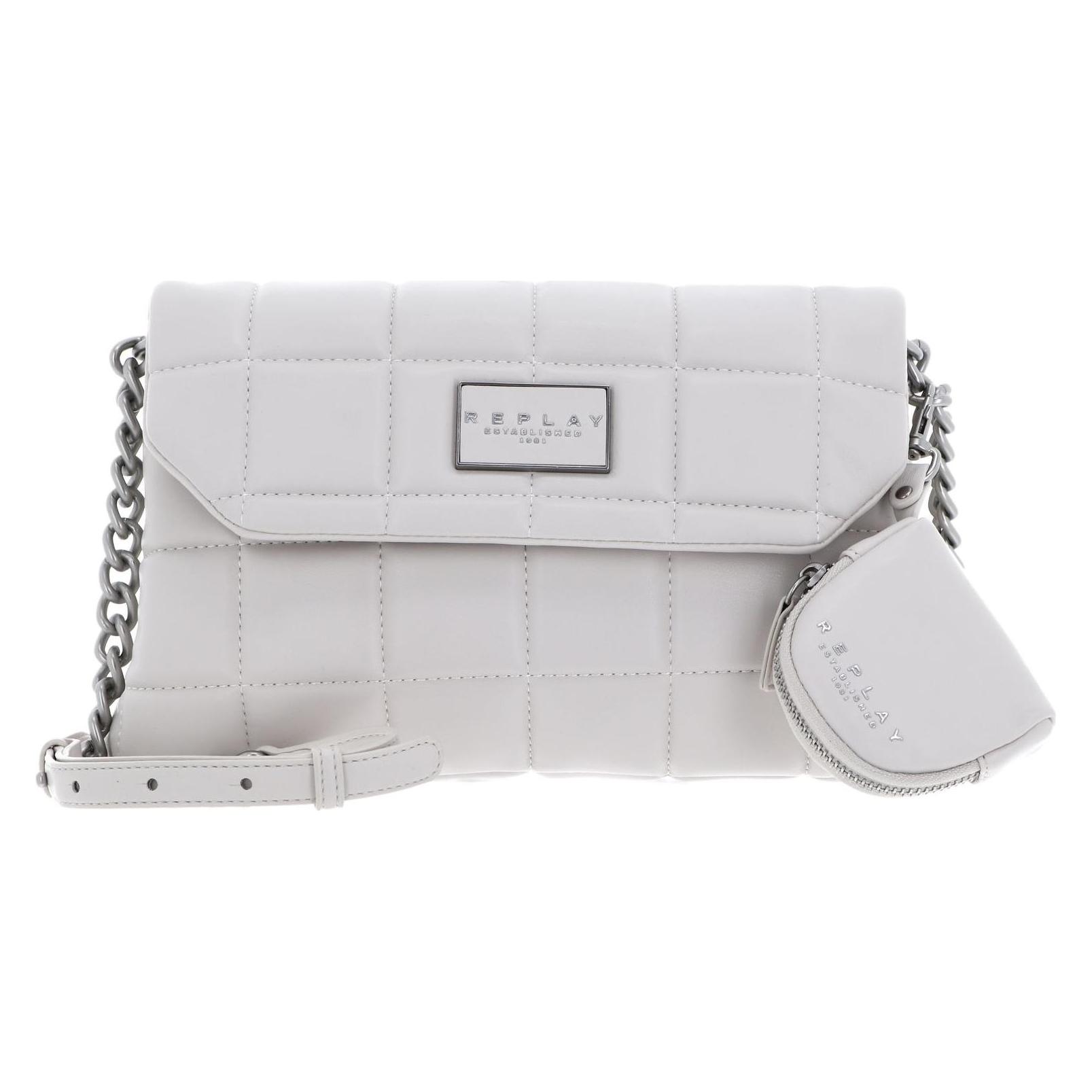 Replay, Damen, Handtasche, Crossbody Bag, Weiss