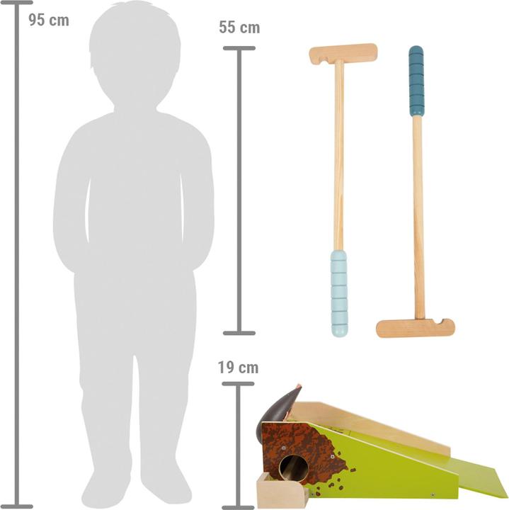Actual product image small foot Children's mini golf set Mole